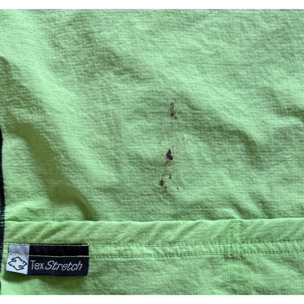 VTG Louis Garneau Fill-Zip Windbreaker Cycling Jacket Mens‎ S Green Lightweight - Picture 5 of 10